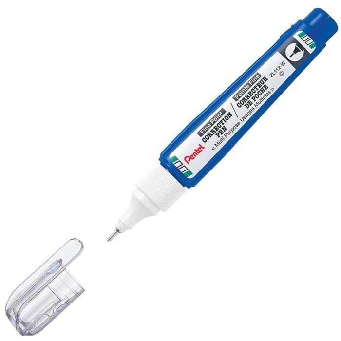 Bút Xóa Đầu Nhỏ Thân Trụ Cao Cấp Pentel ZL112 | Thiết Kế Độc Đáo, Lạ Mắt | An Toàn Cho Người Dùng