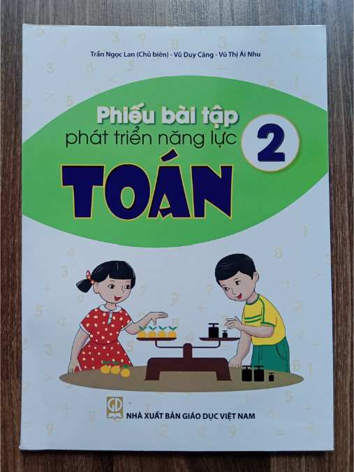 Sách - Combo Phiếu Bài Tập Phát Triển Năng Lực Toán - Tiếng Việt Lớp 2