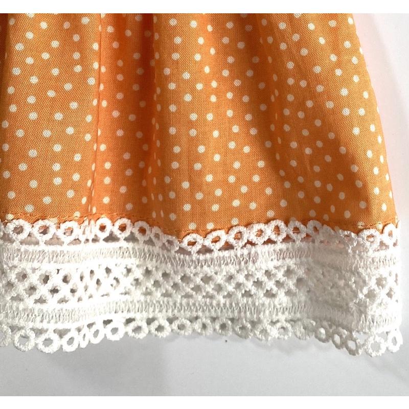 Đầm bé gái,váy trẻ em đuôi cá họa tiết chấm bi kate cotton size 0 đến 5 tuổi.