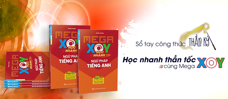 Mega XOY Học Nhanh Ngữ Pháp Tiếng Anh (Sổ Tay Nhỏ Gọn)