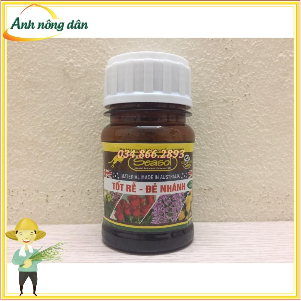 Bộ đôi phân đạm cá Powerfeed và Tảo biển Seasol chai 100ml - chuyên dùng cho hoa cây cảnh
