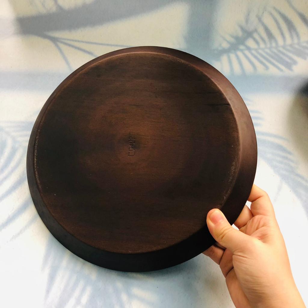 Đĩa/Khay Keo Tròn Vành Cao 27x3 cm, Đĩa Đựng Hoa Quả, Trang Trí Decor