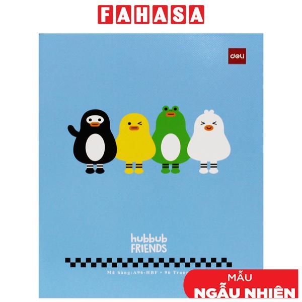 Tập Học Sinh - 5 Ô Ly Vuông - 96 Trang 120gsm - Deli CNA96-HBF (Mẫu Bìa Giao Ngẫu Nhiên)