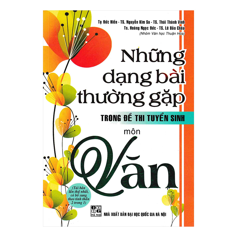 Những Dạng Bài Tập Thường Gặp Trong Đề Thi Tuyển Sinh Môn Văn