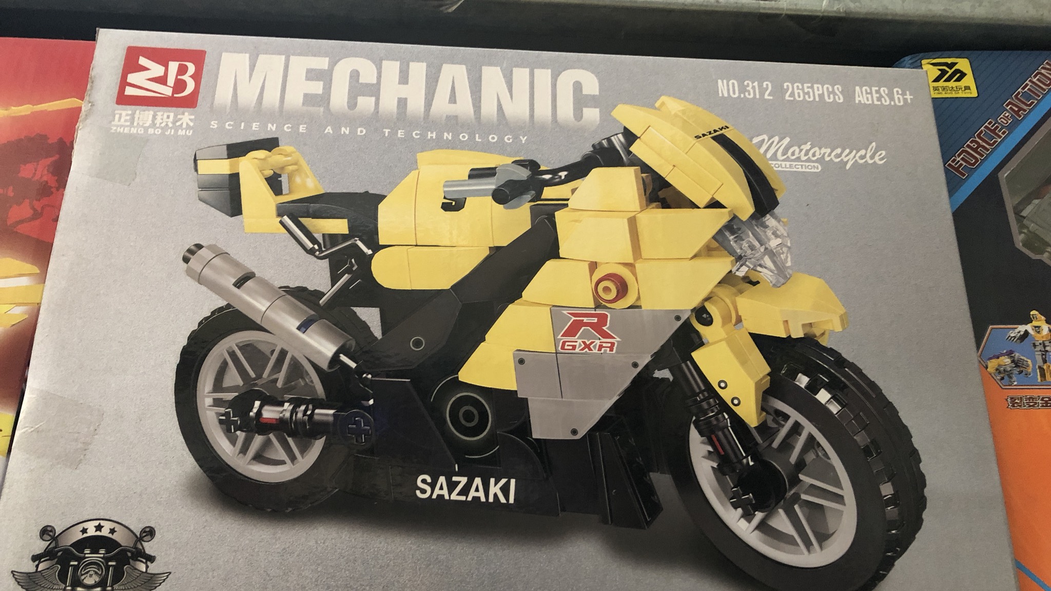 Xếp hình moto siêu to siêu đẹp 265 miếng ghép