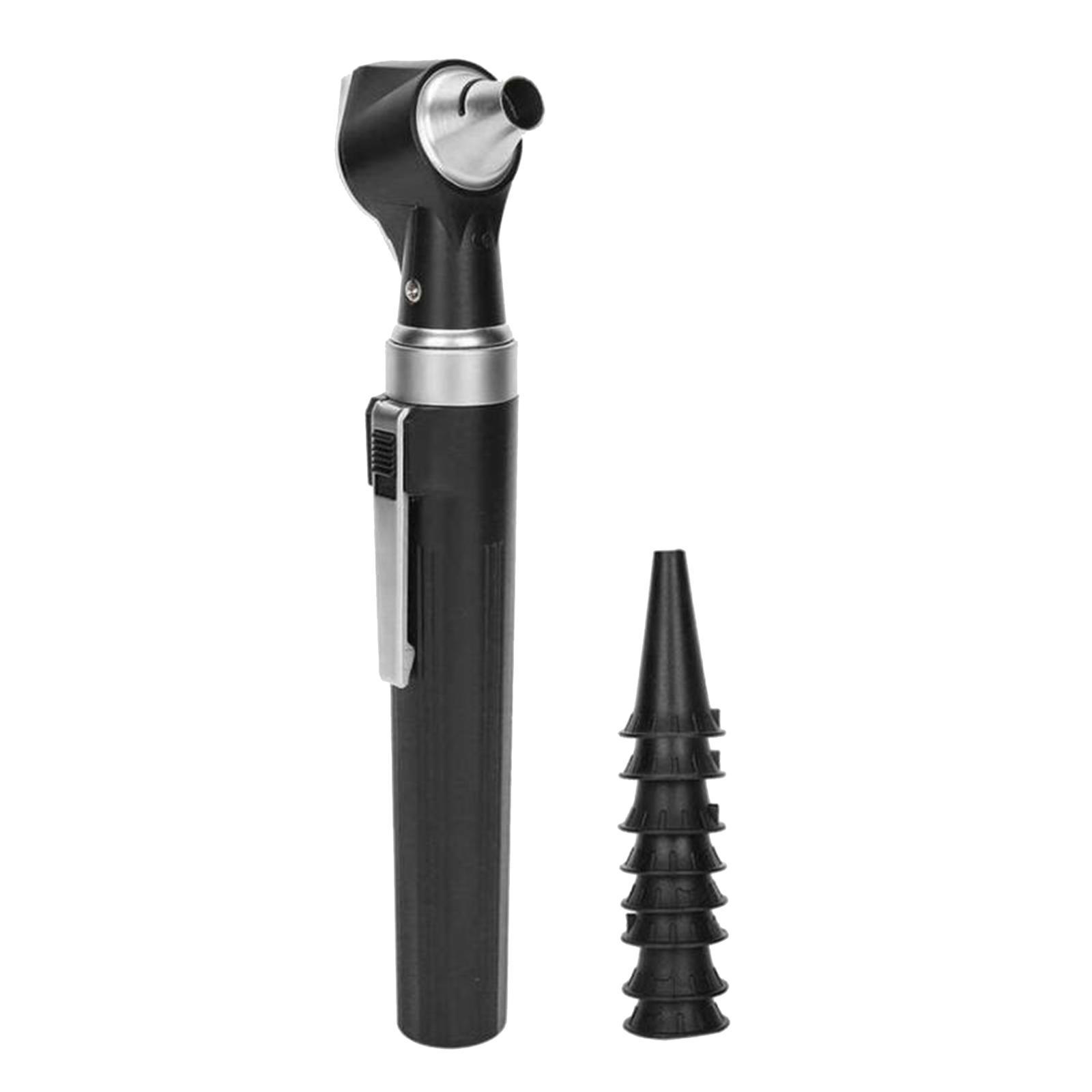 New Mini Diagnostic Ear Otoscope Instruments Ear Magnifier Set New Black