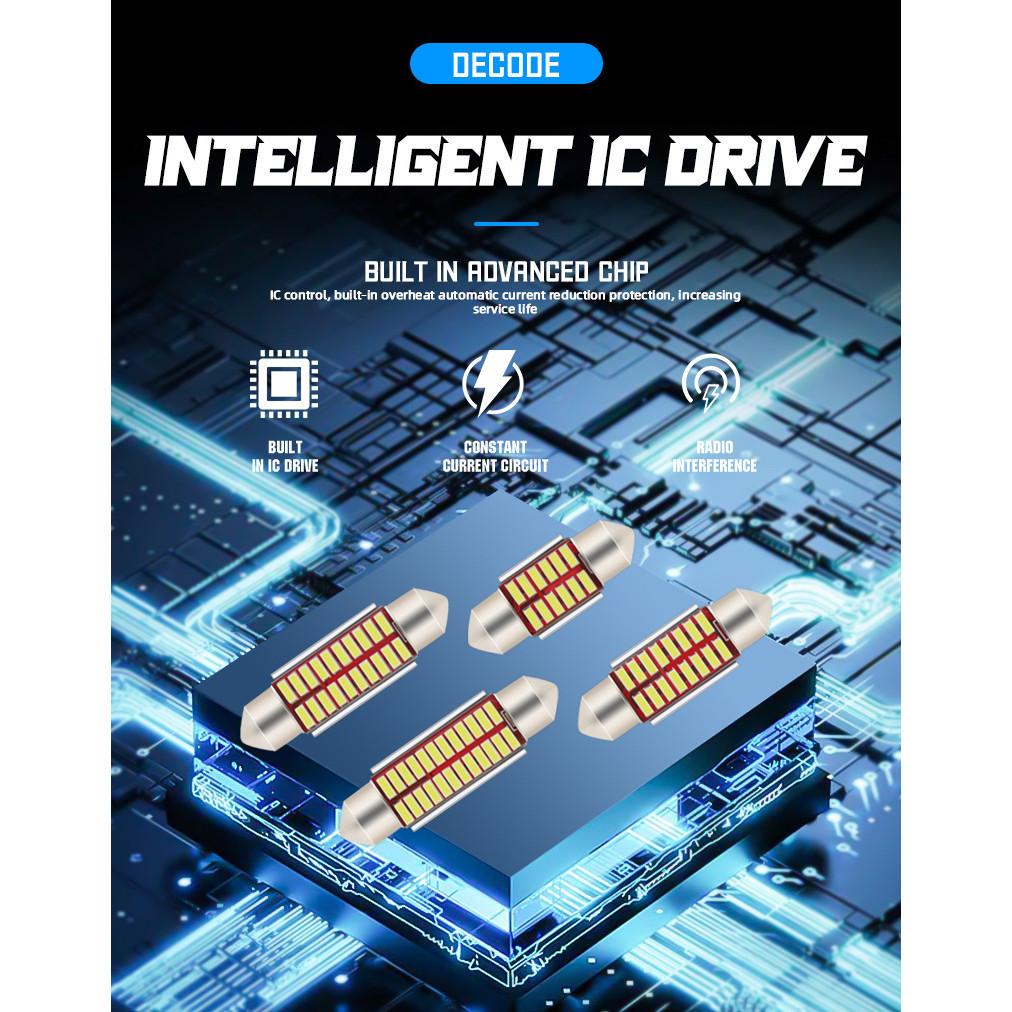 Bóng đèn led siêu sáng lắp trần xe VF3, Limo green