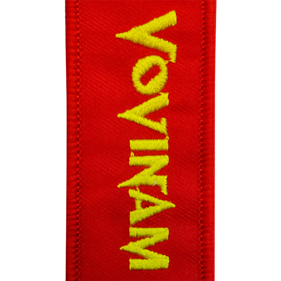 Móc Khóa Thêu Tân Việt Vovinam KMKVVNTV (10 x 3 cm)