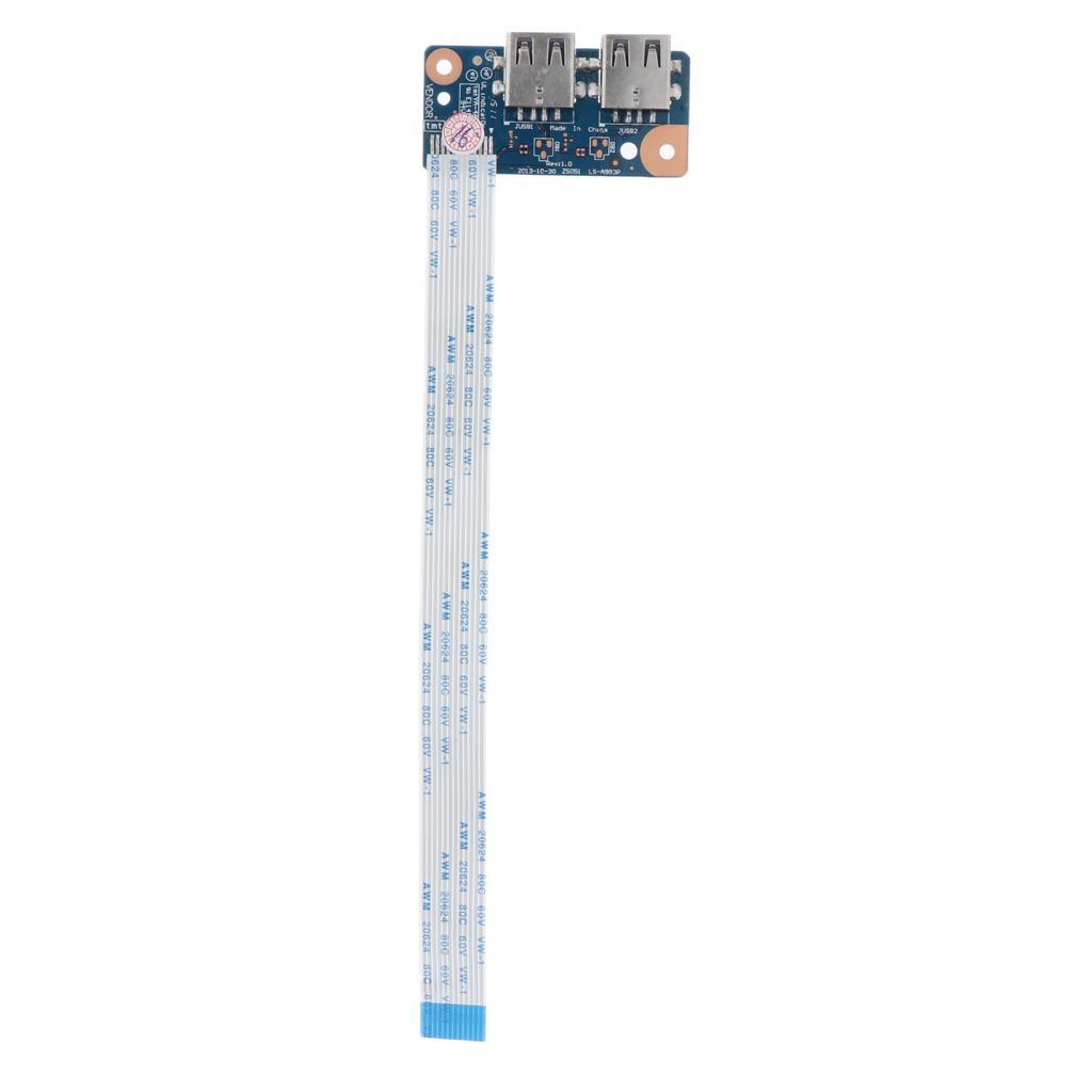 USB Board w/ Ribbon Cable for HP Pavilion 15--G 15- G3 LS-A993P