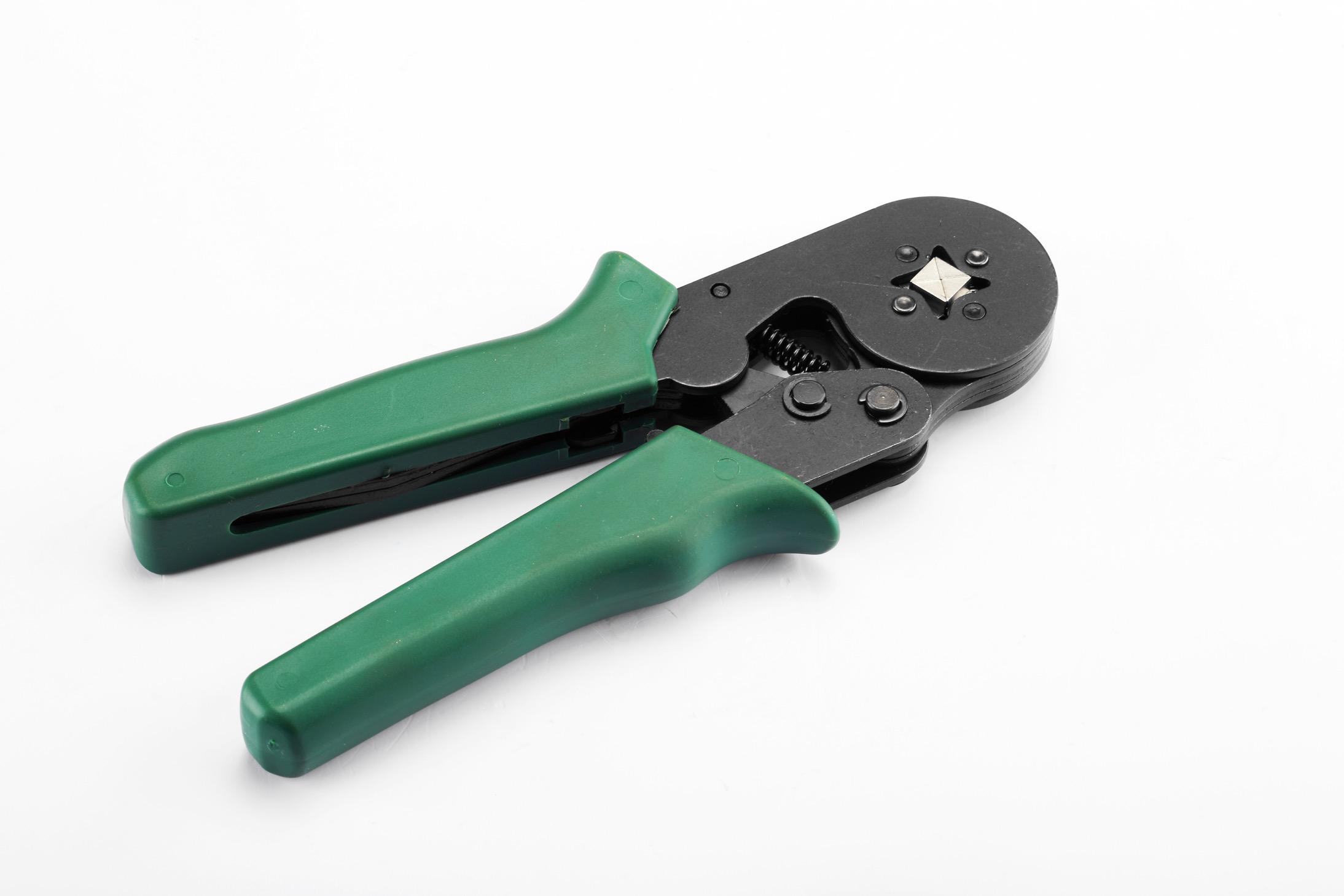 Kìm bấm cos đầu vuông 180mm  91118 tự điều chỉnh kiểu Châu Âu