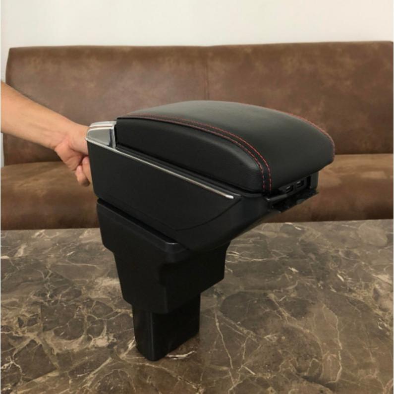 Bệ tỳ tay dành cho xe Hyundai i10 cao cấp tích hợp cổng sạc USB