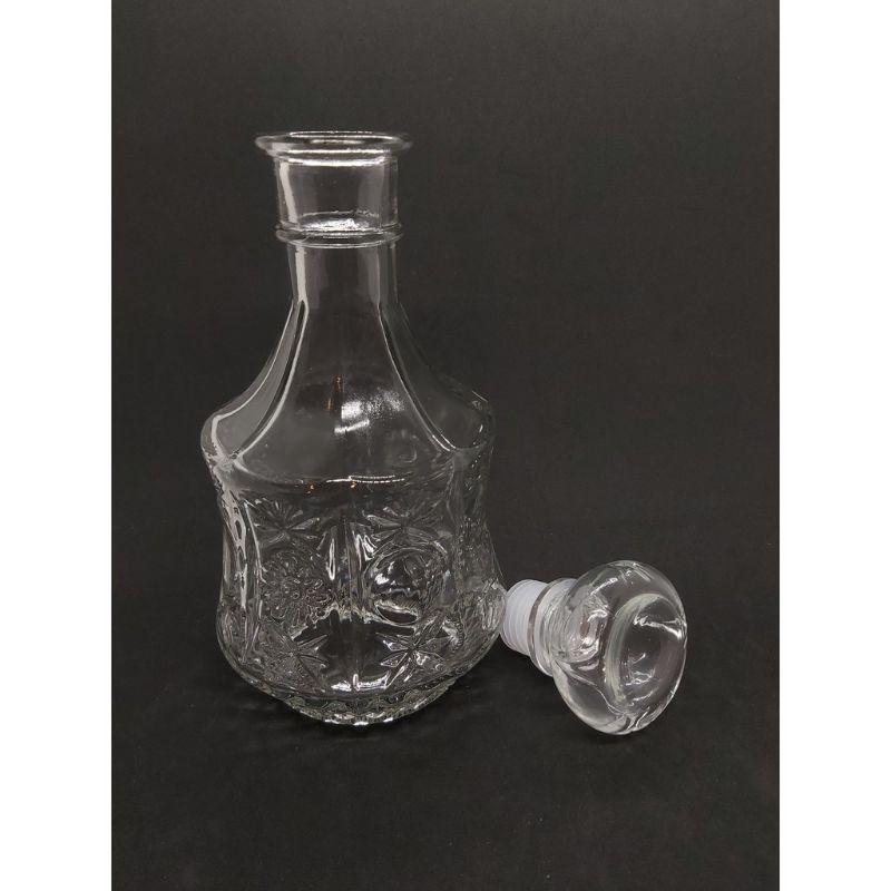 Chai, Bình Đựng Rượu Thủy Tinh Đẹp Cao Cấp 750ml. Mẫu số 1