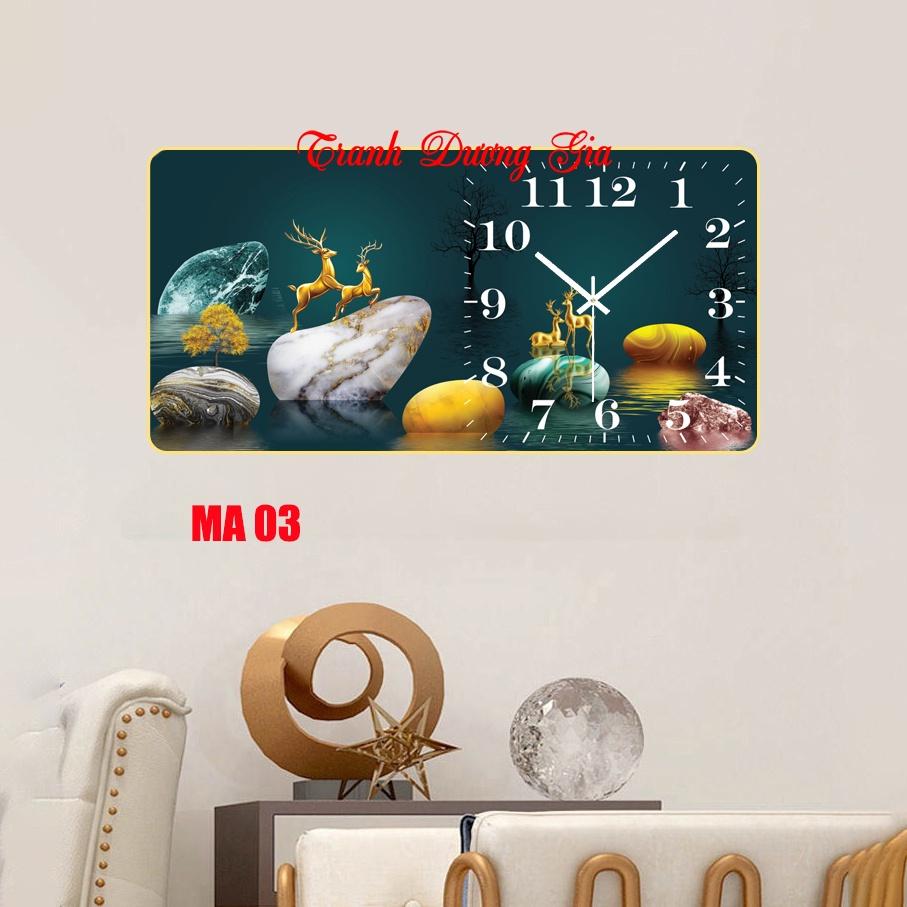 Tranh Đồng Hồ Treo Tường tráng gương ️HOT️ Đồng Hồ Pha Lê Trang Trí Decor Nhà Cửa Phòng Khách kim trôi (tặng pin, đinh