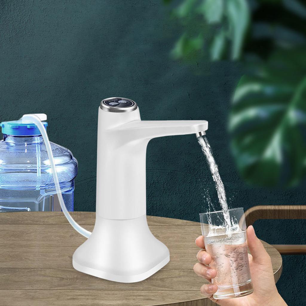 Water Bottle Pump Automatic Water Dispenser for  Garage White