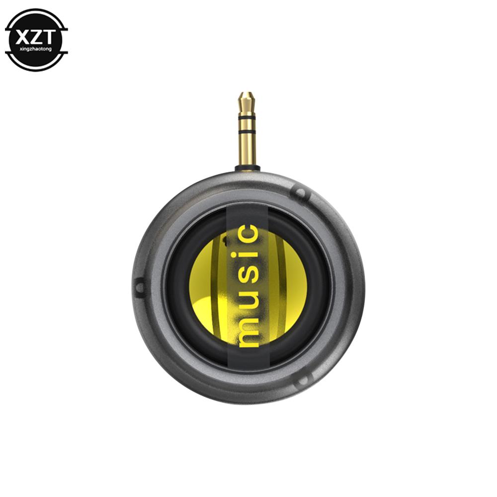 Mini Music Loa Cột âm thanh Hifi Stereo Sport cho máy tính xách tay điện thoại di động di động di động loa nhỏ có thể sạc lại 3,5mm Color: B