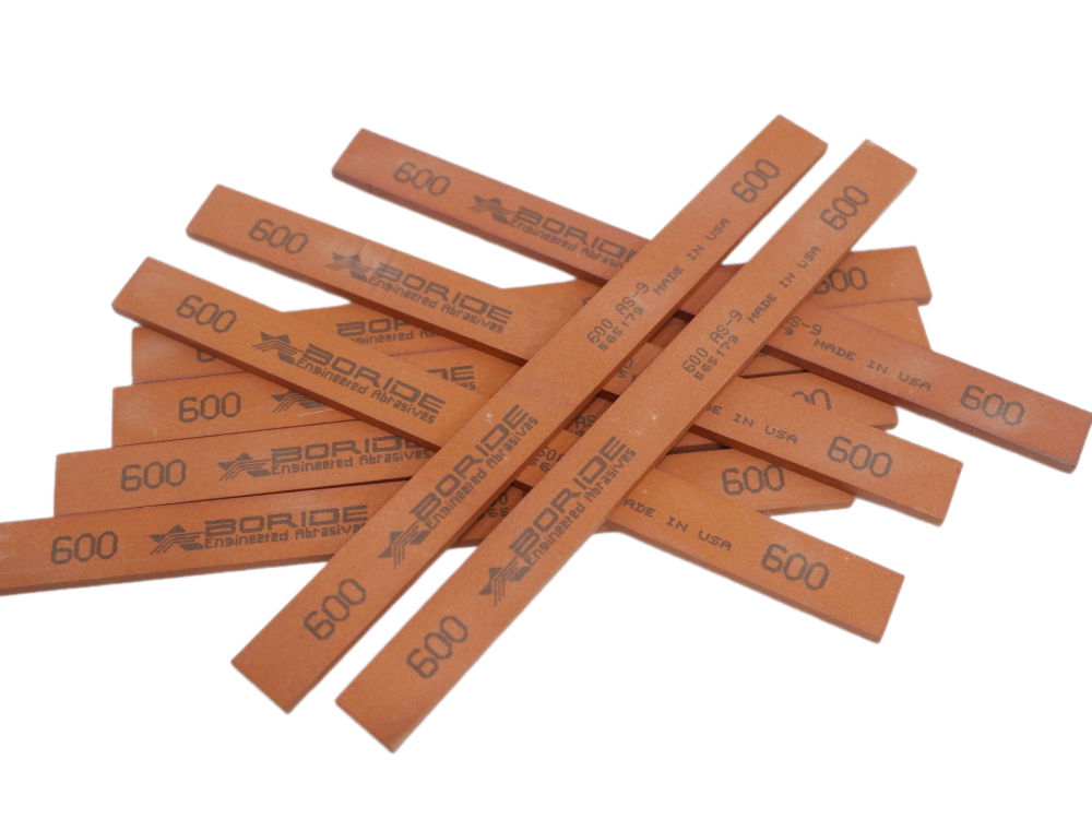 Combo 10pcs Đá đánh bóng Boride AS-9 kích thước 1/8 X 1/2 X 6 grit 600