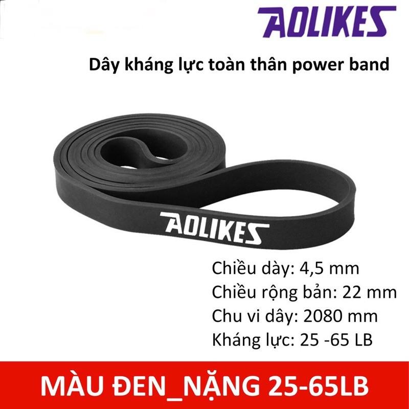 Dây Kháng Lực Tập Gym Đa Năng Power Band Aolikes A3602 Nhiều Cấp Độ Chính Hãng