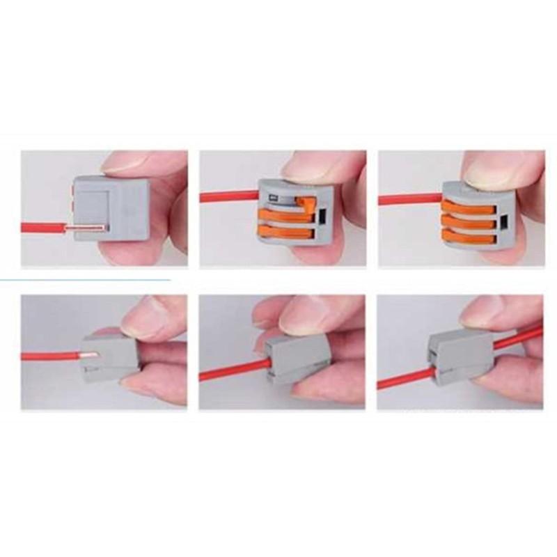 5 Cút nối dây điện KV774 -415 Wago nối 5 dây đơn