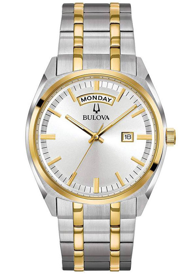 Đồng Hồ Nam Bulova Dây Thép Không Gỉ 98C127 - Mặt Trắng