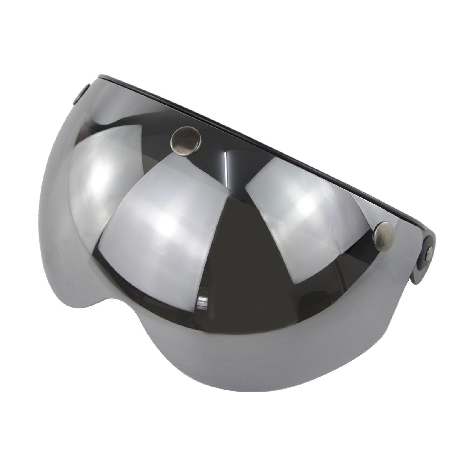 2PCS Up Down Visor Lens Replacement for 3 Button Motorcycle Helmets