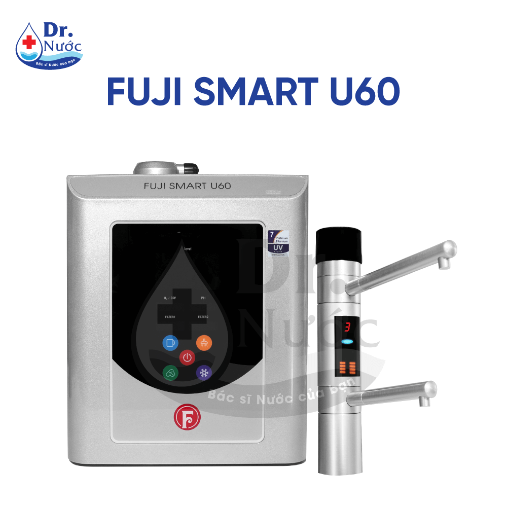 Máy lọc nước ion kiềm Fuji Smart U60 Nhật Bản - Hàng chính hãng