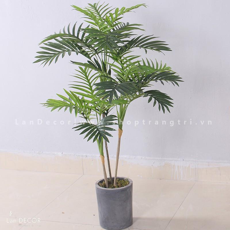 Cây giả Lan Decor - Cây dừa trang trí (Cao 115cm, 140cm)