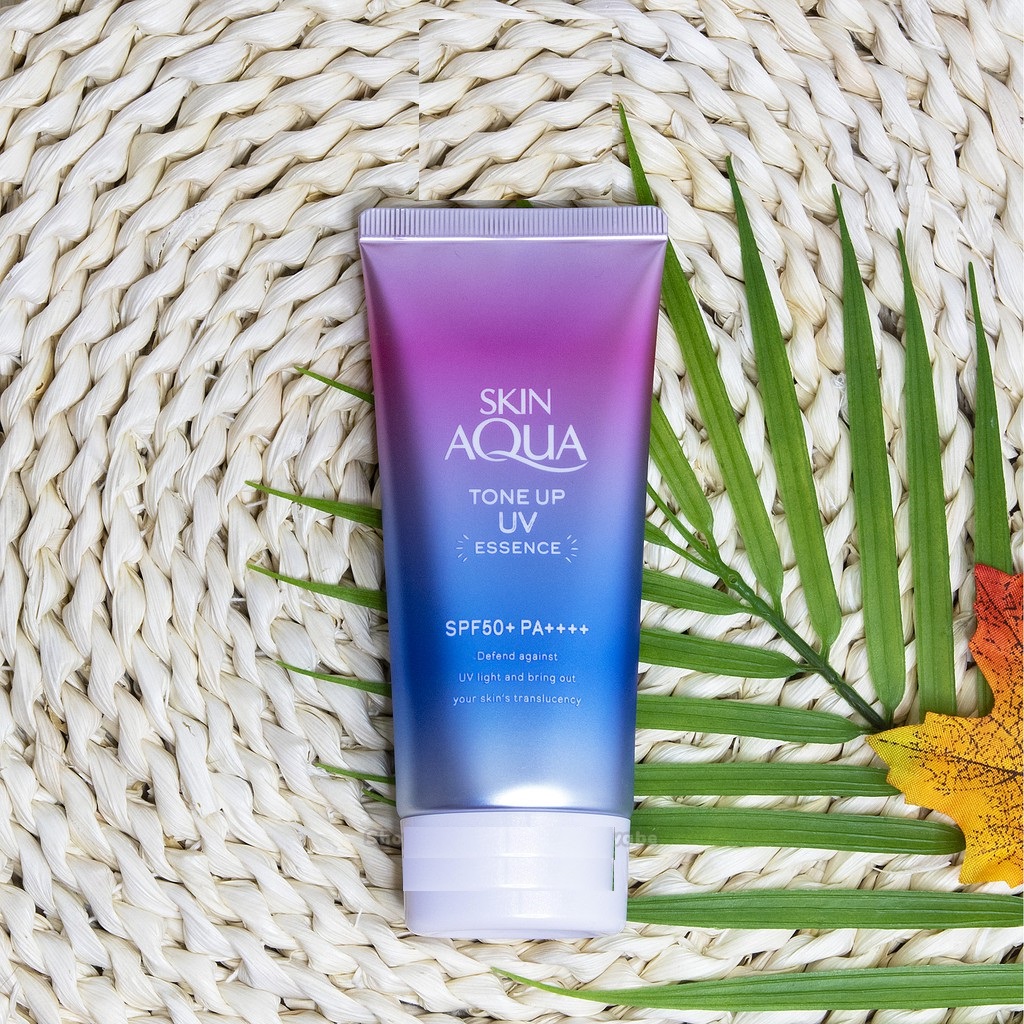 Kem chống nắng Skin Aqua Tone up UV Essence SPF 50+PA++++ nội địa Nhật Bản 80 gram