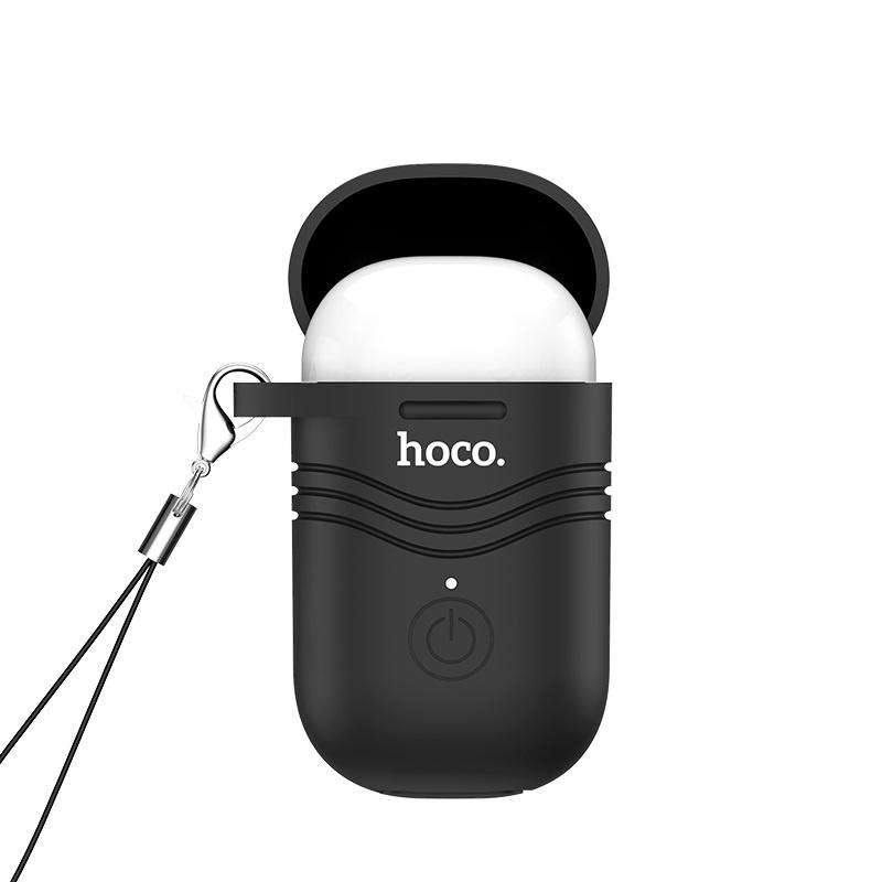 Tai nghe Bluetooth không dây HOCO E39 1 tai ( kèm bọc silicon đen + dock sạc cho tai ) cho điện thoại iPhone iP Samsung  - Hàng chính hãng