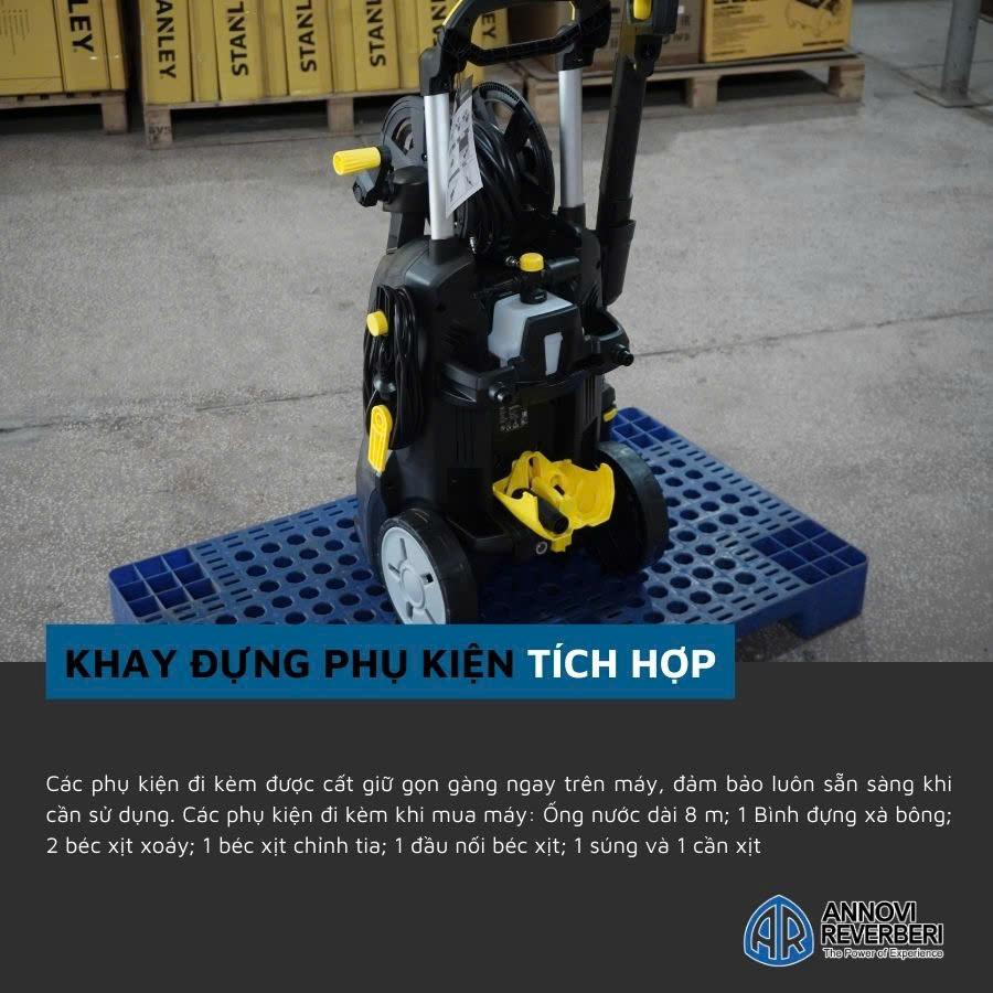 Máy xịt rửa xe cao áp 2500W - 150bar Annovi Reverberi 4K TWIN FLOW – Hàng chính hãng