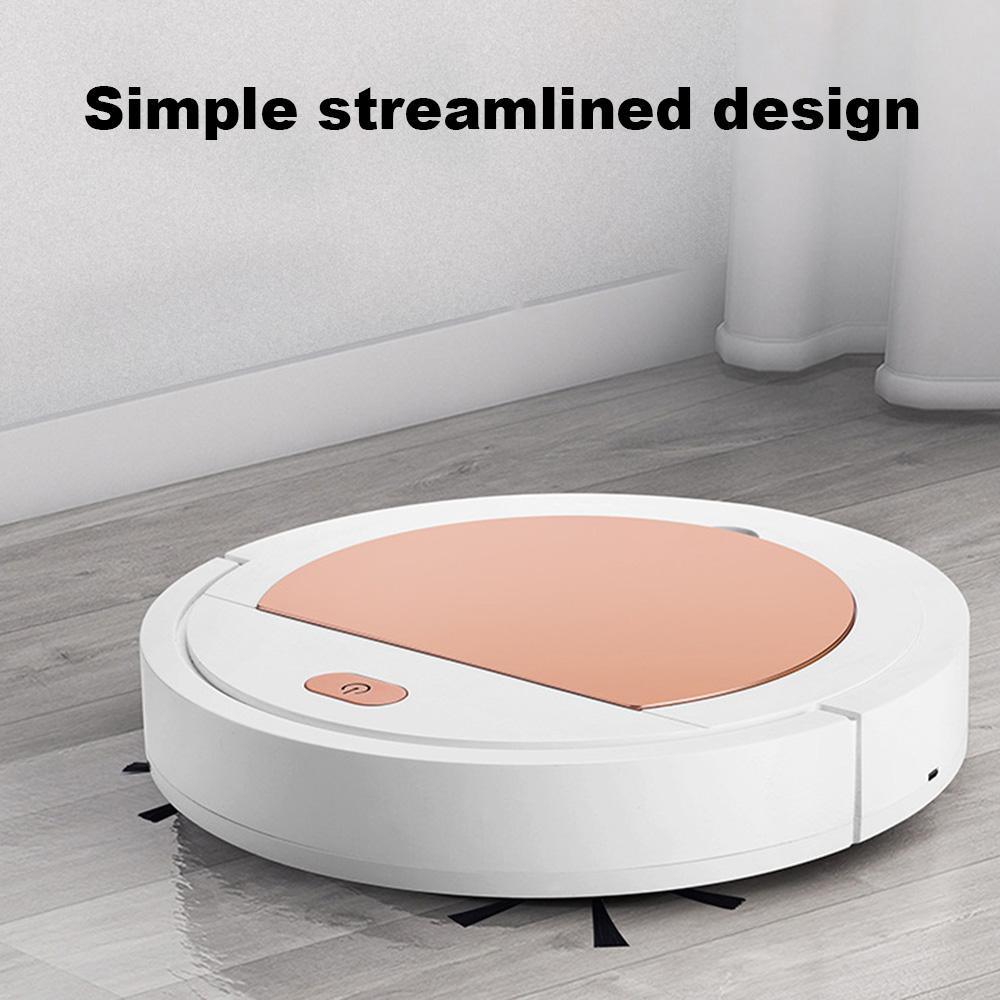 Robot hút bụi thông minh mini, có thể sạc lại cho gia đình