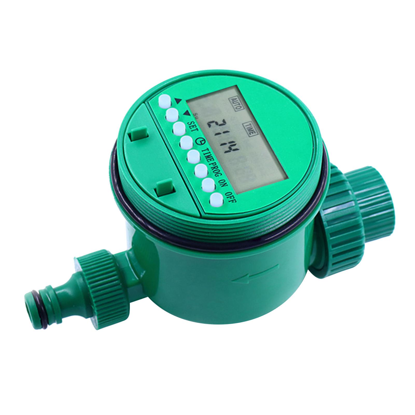 Intelligent Water Irrigation Controller LED Digital Display Garden Irrigation Timer up to 16 Programs Battery