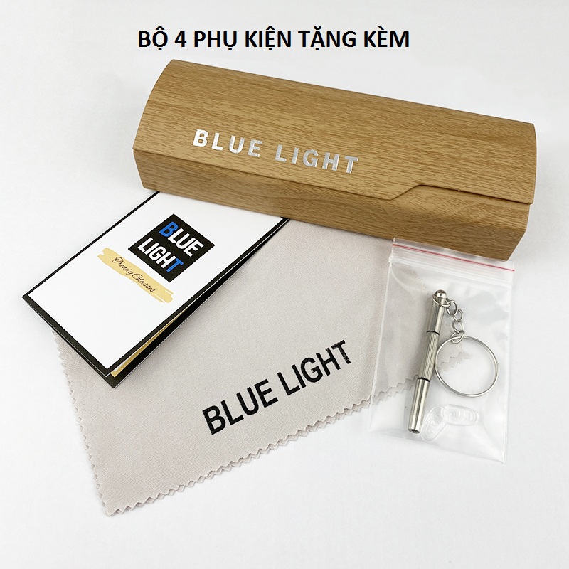 Kính Râm, Kính Mát Nam Nữ Mắt Xanh Dương Vuông Góc Cạnh Hàn Quốc - BLUE LIGHT SHOP