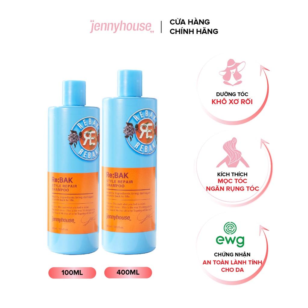 Dầu Gội JENNY HOUSE Healthy Re:Bak Style Repair 100ml/400ml Dưỡng Tóc Khô Xơ Rối