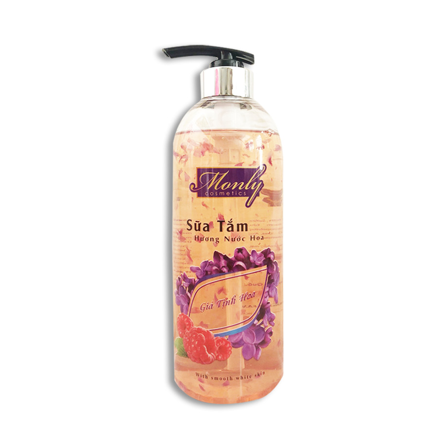 Sữa tắm toàn thân body mềm da hương cánh hoa Chính Hãng - MONLY  (800ml x 1 chai)