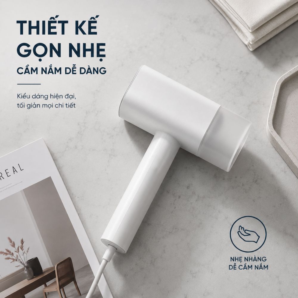 Bàn ủi hơi nước cầm tay Kachi MK464 1400W | Ủi nhanh, nhỏ gọn - hàng chính hãng