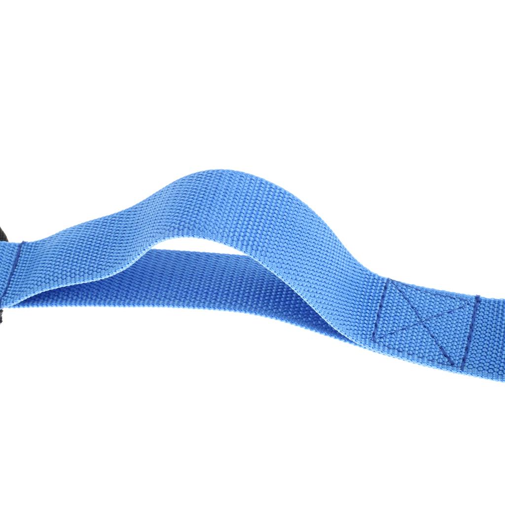 Multi-Grip Yoga Stretch Strap Waist Leg Back Pilates Workout Fitness Training Exercise Belt