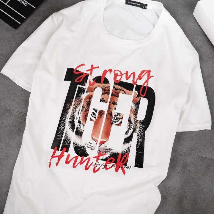 Áo thun TIGER thời trang, dáng thể thao, đẹp, mạnh mẽ, cotton mềm mịn co giãn.