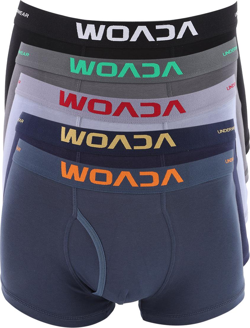 Bộ 5 Quần Boxer Nam Woada Cotton Thông Hơi LK010 (Size