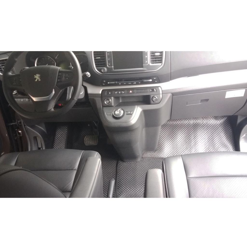 Thảm lót sàn ô tô KATA cho xe Peugeot Traveller  - Khít với sàn xe, Chống trơn, Không mùi, Không ẩm mốc