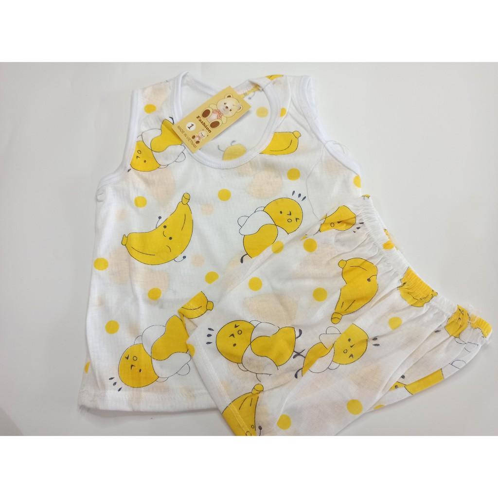 Bộ Ba Lỗ Thông Hơi Họa Tiết Đẹp Cho Bé