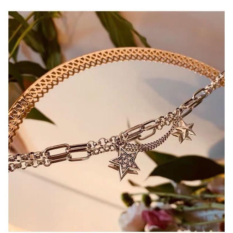 Vòng cổ nữ choker hình sao dây chuyền nữ đẹp