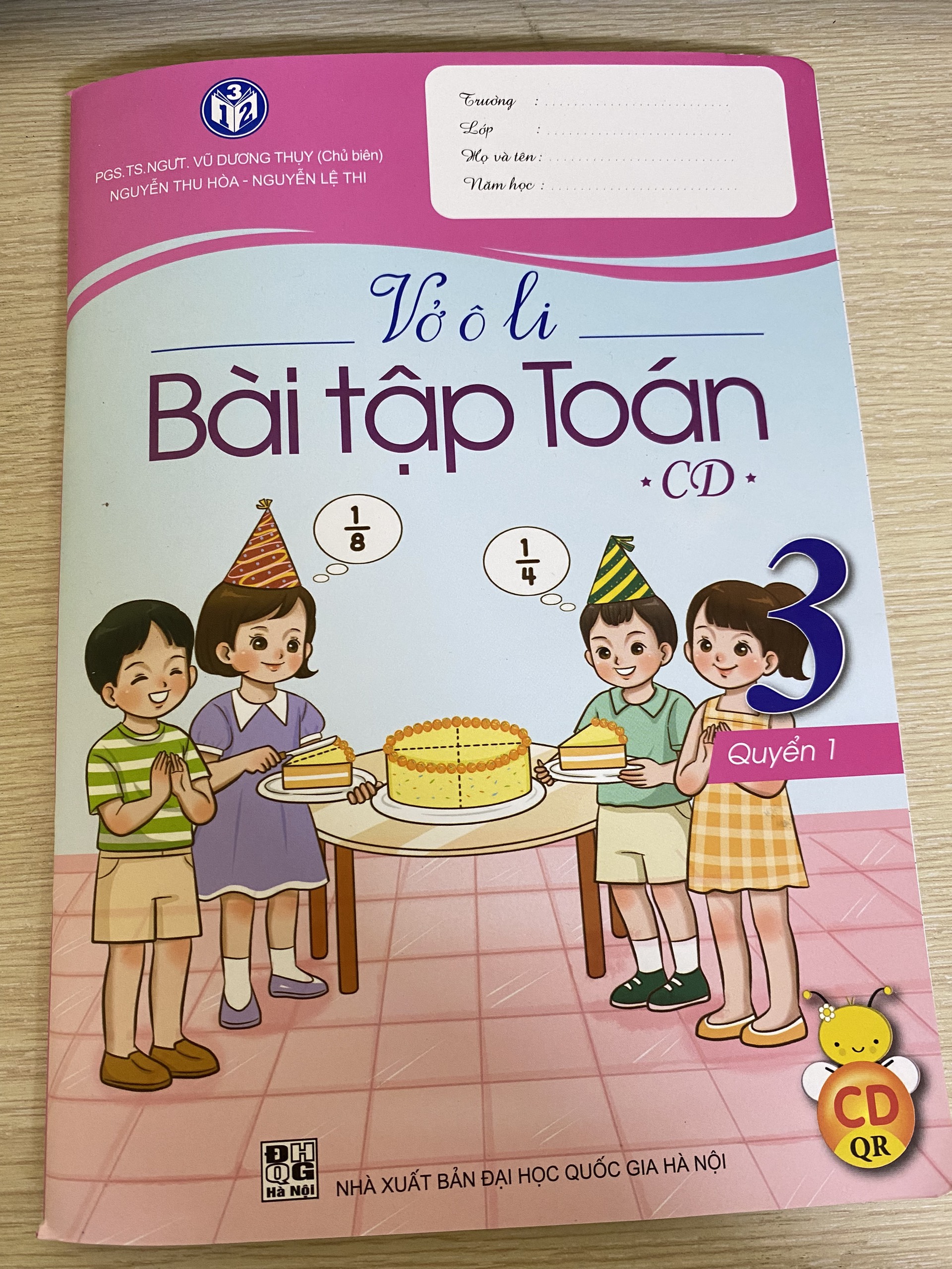 Vở ô li bài tập Toán bộ Cánh Diều lớp 3