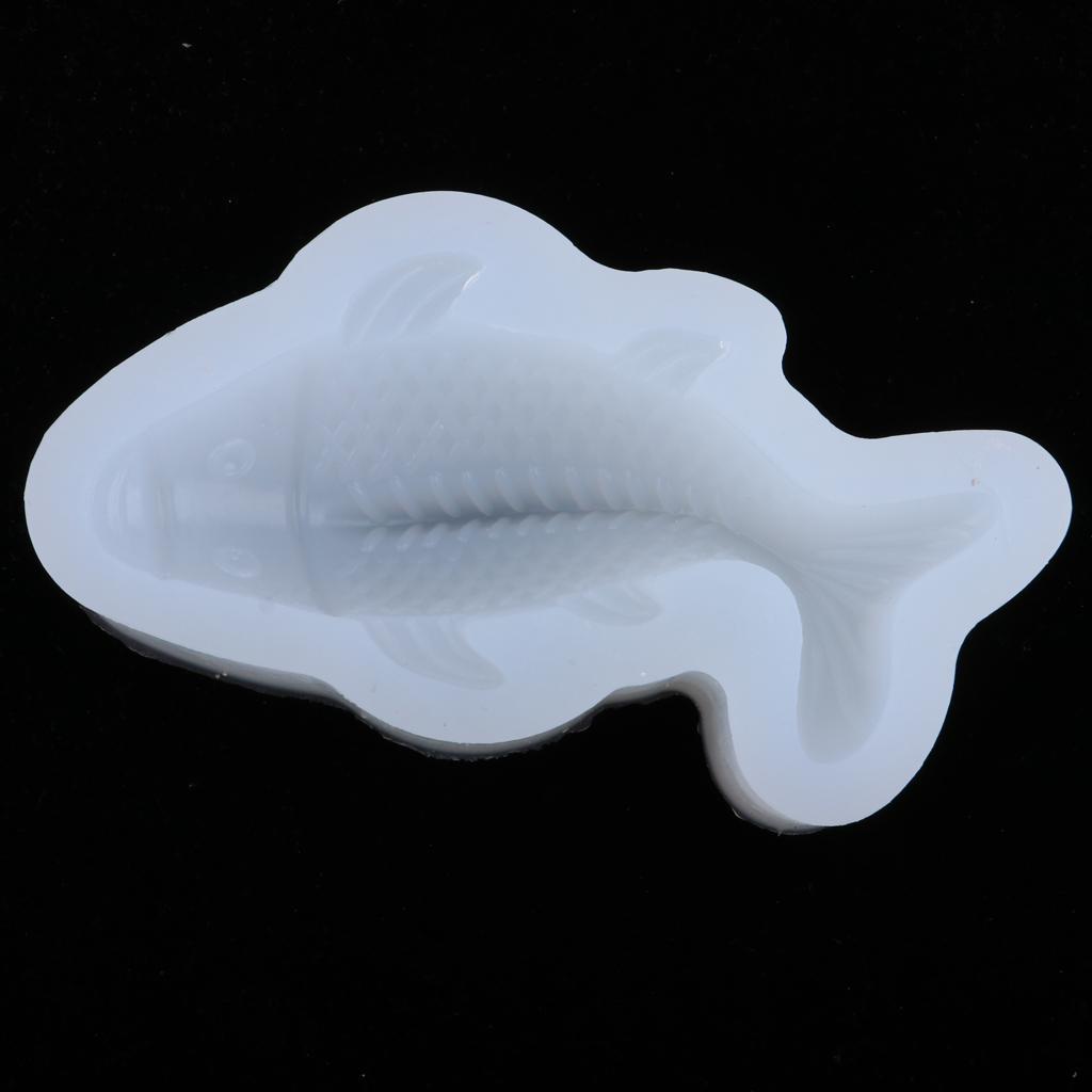 Fish Silicone Molds Mould for Soap, Ice Cube, Jello Shot, Chocolate, Polymer Clay, Plaster