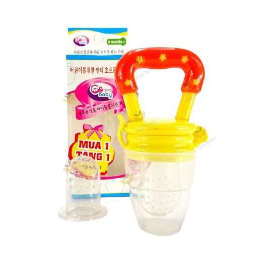 Núm nhai ăn dặm chống hóc silicon GB Baby Hàn Quốc