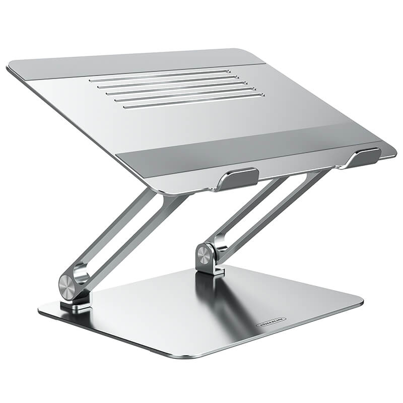 Giá đỡ tản nhiệt Macbook Laptop hiệu Nillkin ProDesk Adjustable Laptop Stand (Laptop 9 inch đến 17 inch giúp tản nhiệt, thiết kế nhôm nguyên khối chống mỏi cổ khi làm việc) Max12 - hàng chính hãng