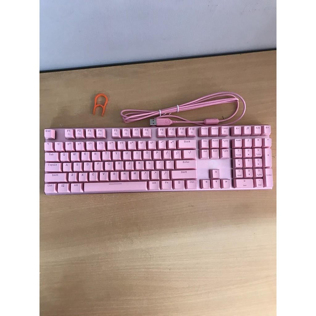 Bàn phím cơ Gaming DAREU EK810 - Pink - Black (MULTI-LED, Blue/ Brown/ Red D switch)- Hàng Chính Hãng