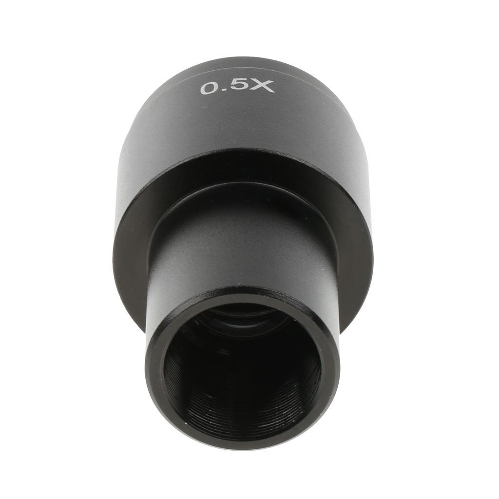 0.5X Eyepiece Auxiliary Lens Adapter for C-Mount 30 30.5mm -Black