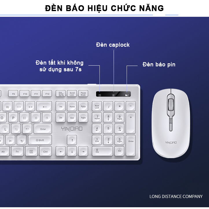 Bộ bàn phím chuột không dây mini wireless Sidotech V3Max chống nước, chống ồn, pin trâu, tốc độ gõ cao và ổn định combo chuột và bàn phím văn phòng không dây cho máy tính laptop, bàn phím văn phòng và chuột văn phòng giá rẻ - Hàng Chính Hãng