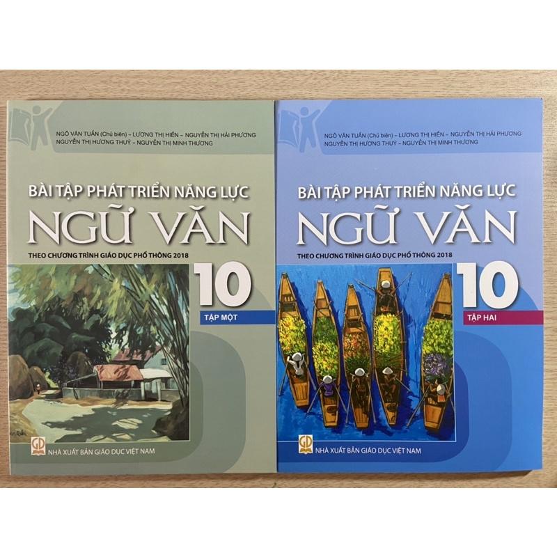 Sách - Bài tập phát triển năng lực Ngữ Văn 10 ( tập 1 + tập 2)