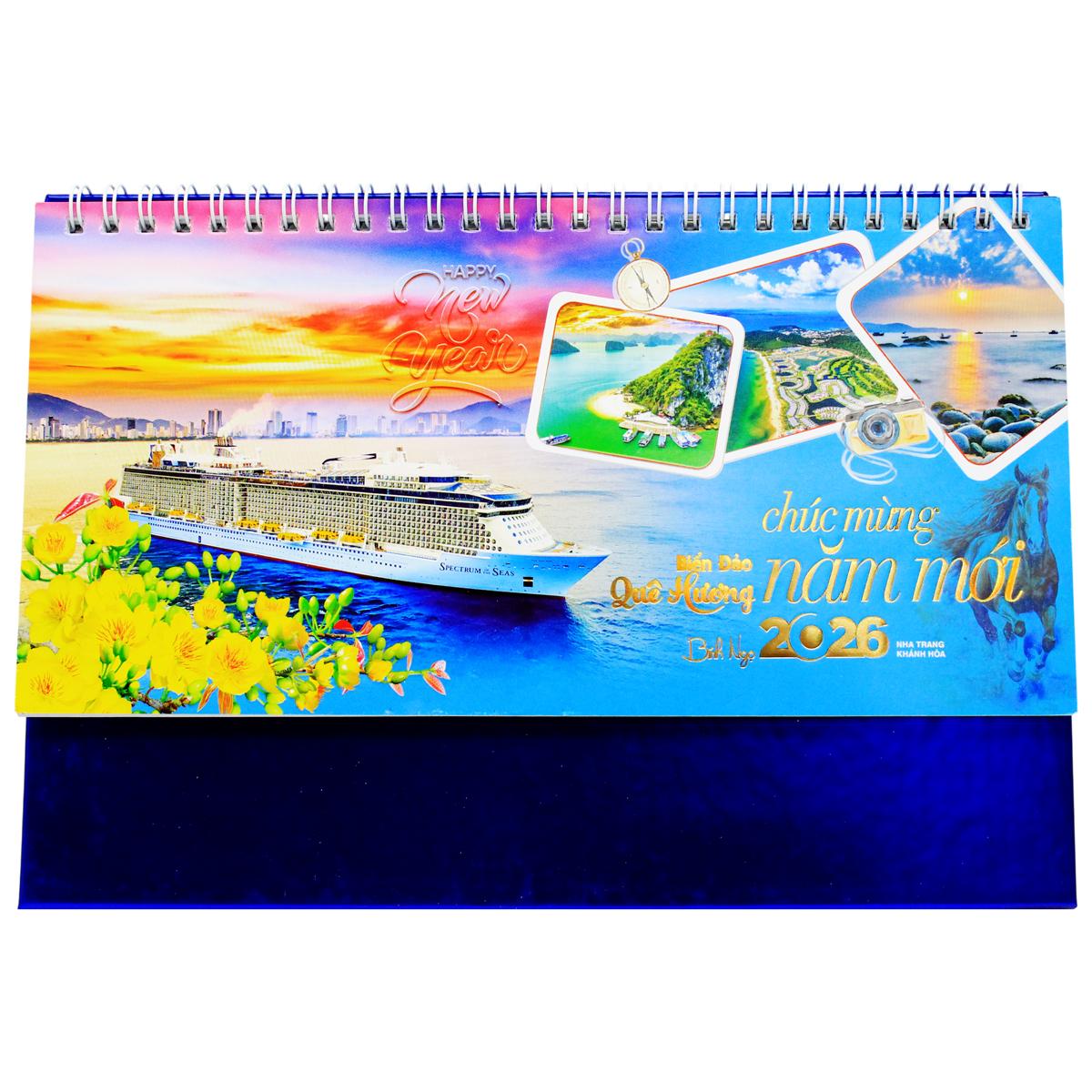 Lịch Để Bàn Chữ A - Biển Đảo Quê Hương - NST 71A